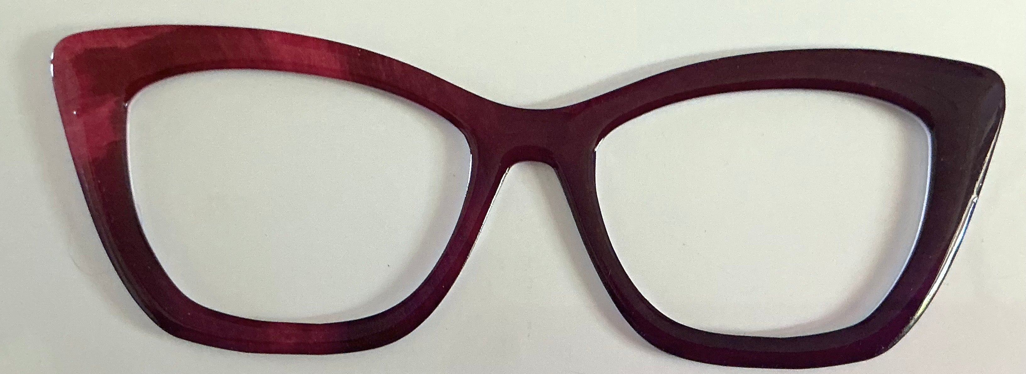 Wanda Topper; red to burgundy