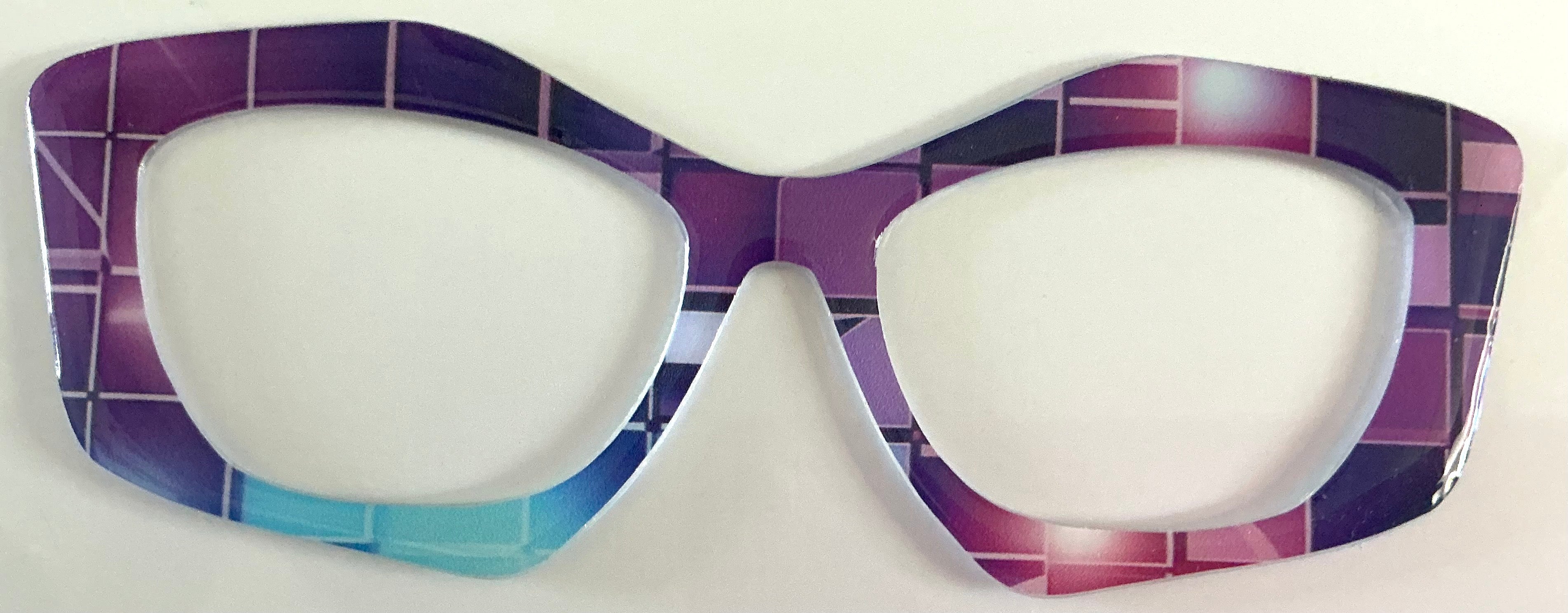 Wanda Topper; hybrid; dark purple and blue/green blocks