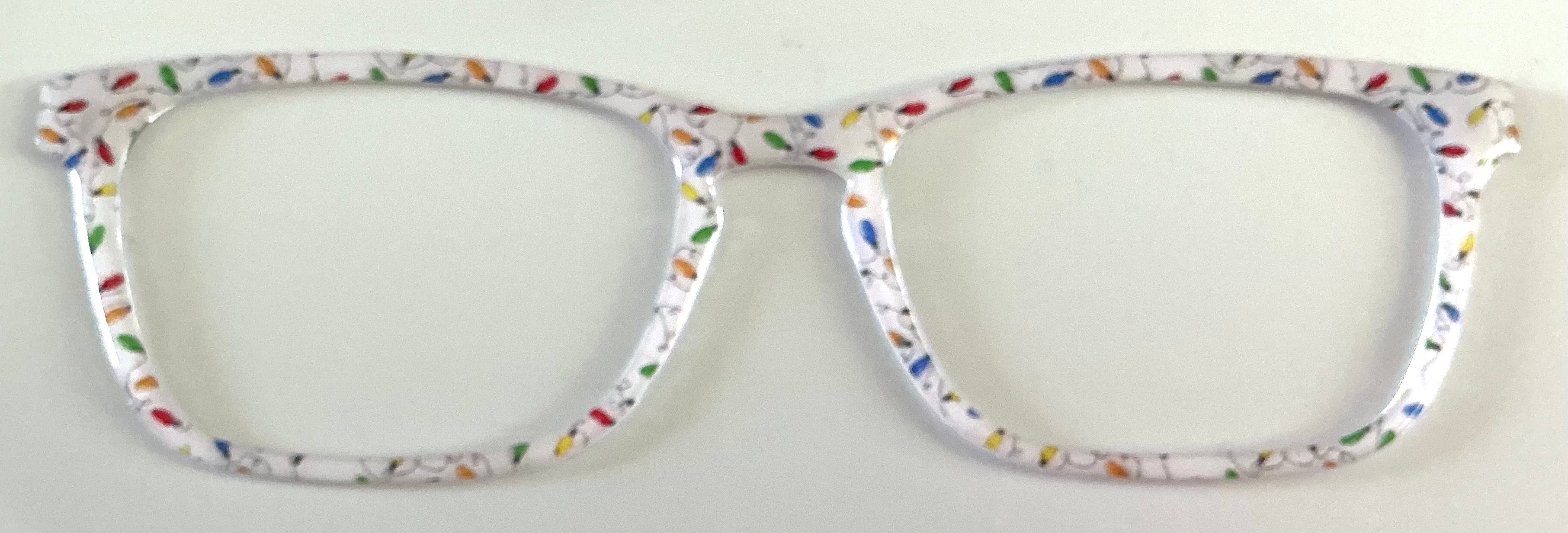 Casper Topper; Christmas lights on white