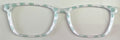 Casper Topper; green leaves on white