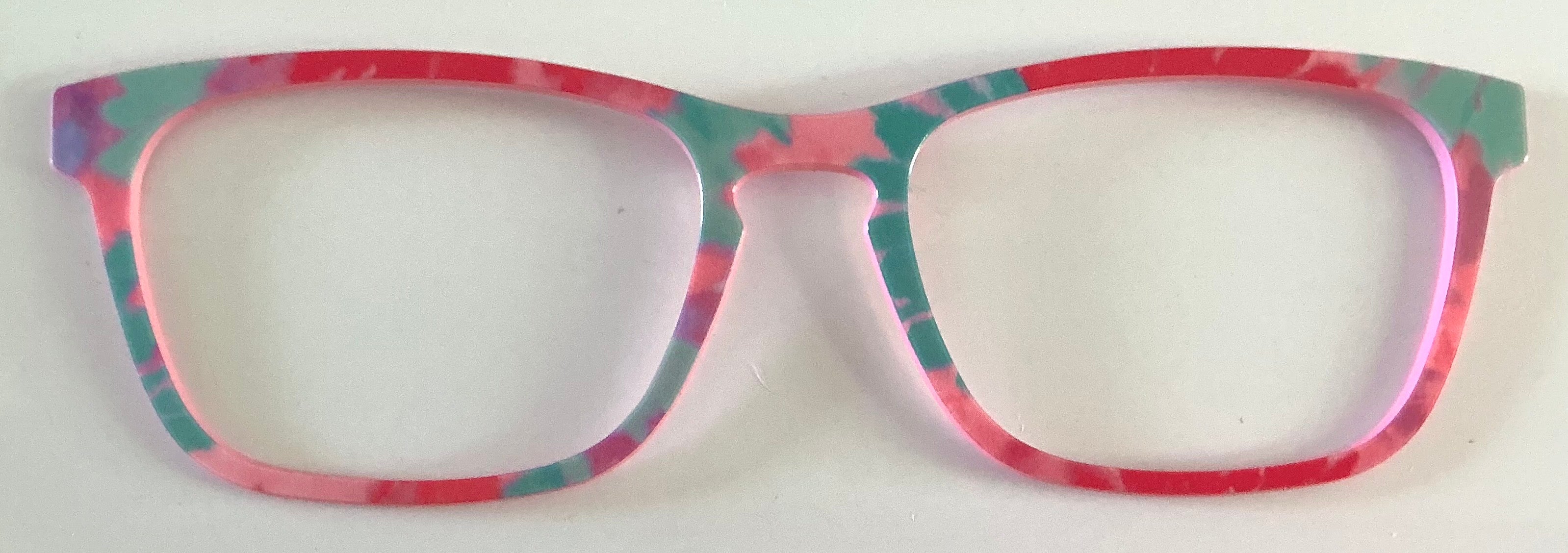 PAIR Casper Topper; pink/teal tie dye
