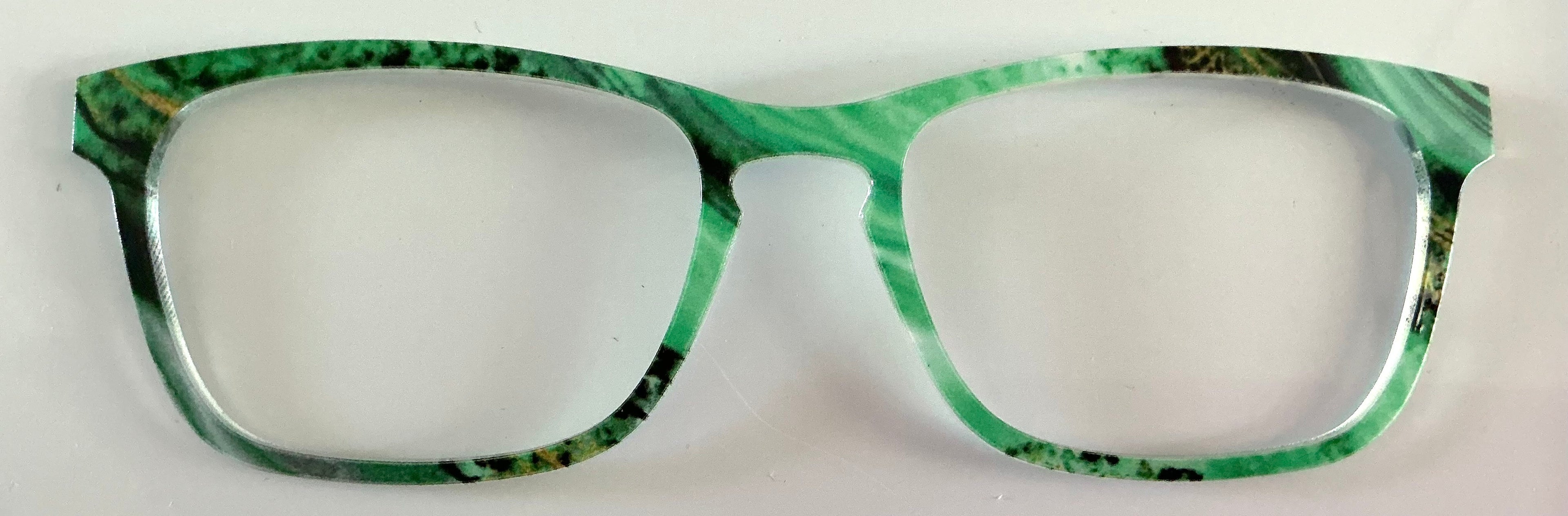 PAIR Casper Topper; green/black swirls