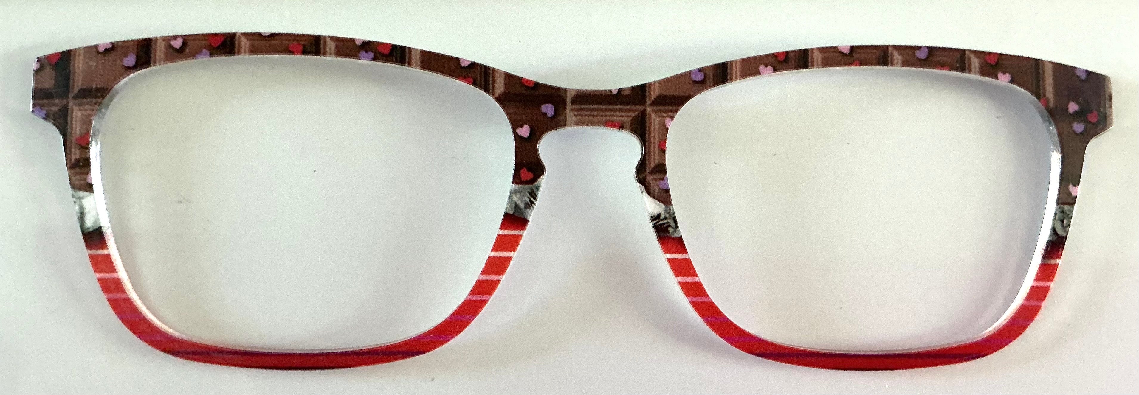 PAIR Casper Topper; chocolate bars to red fade