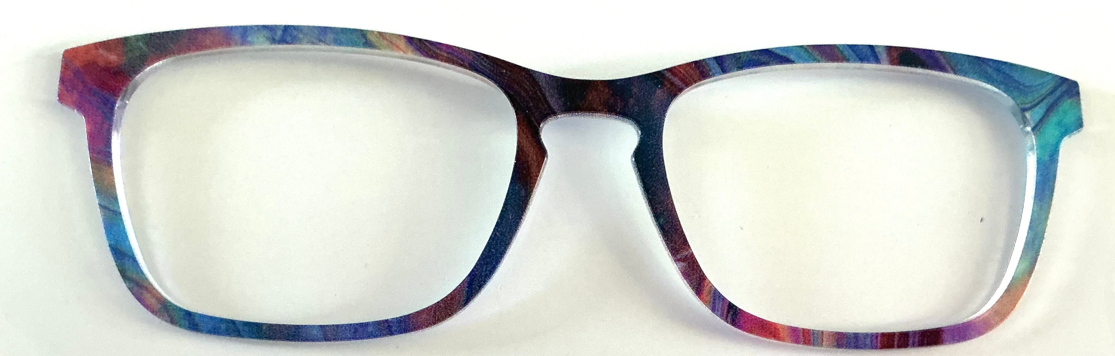 PAIR Casper Topper; dark toned swirls