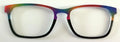 PAIR Casper Topper; multicolored swirls/black split