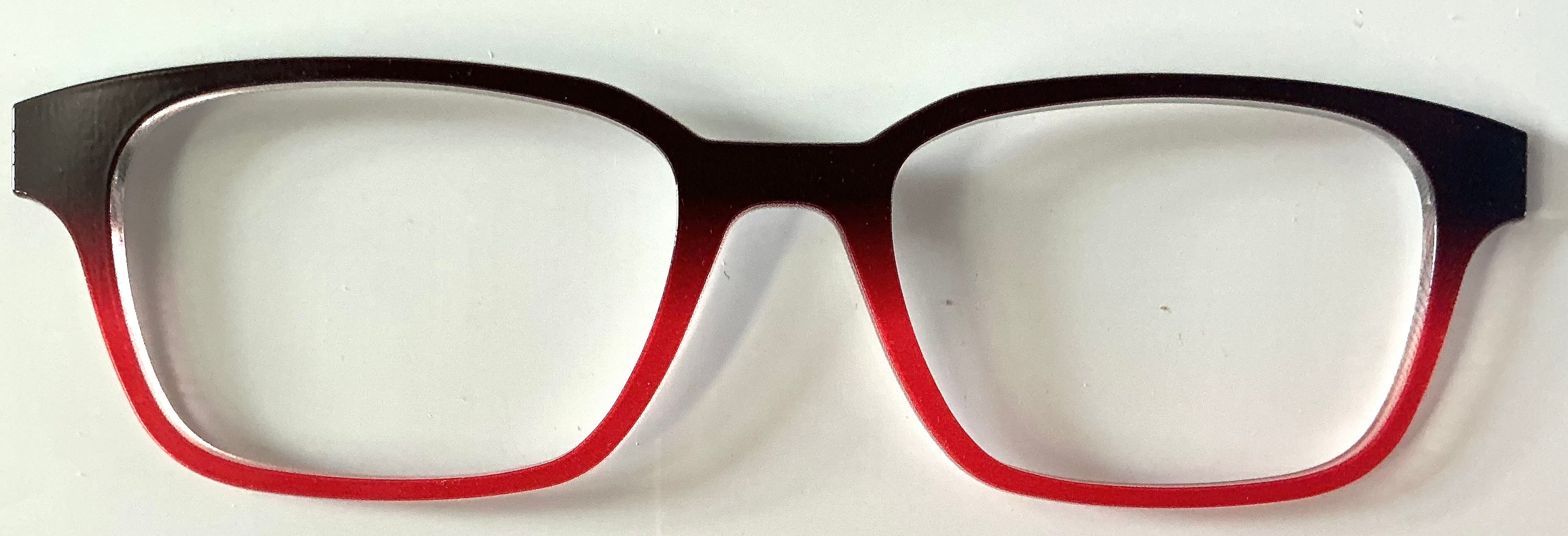 PAIR Finley Topper; black to red gradient