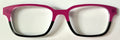 PAIR Finley Topper; magenta/black split