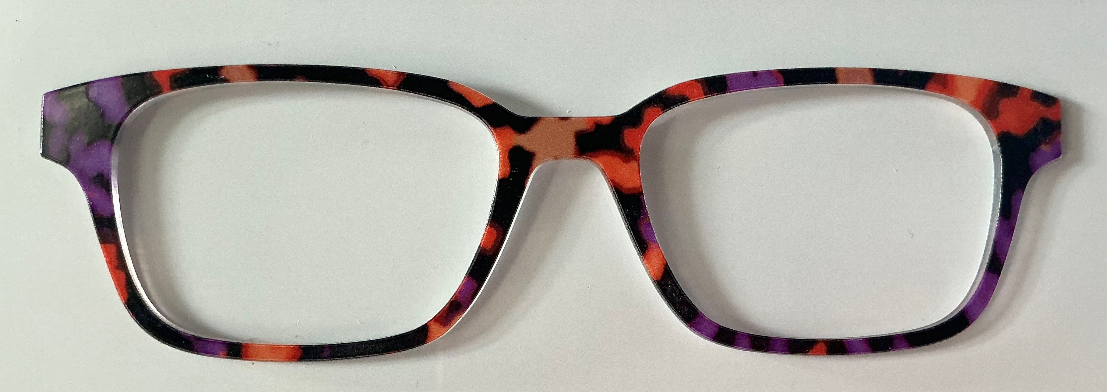 PAIR Finley Topper; orange/black/purple tort
