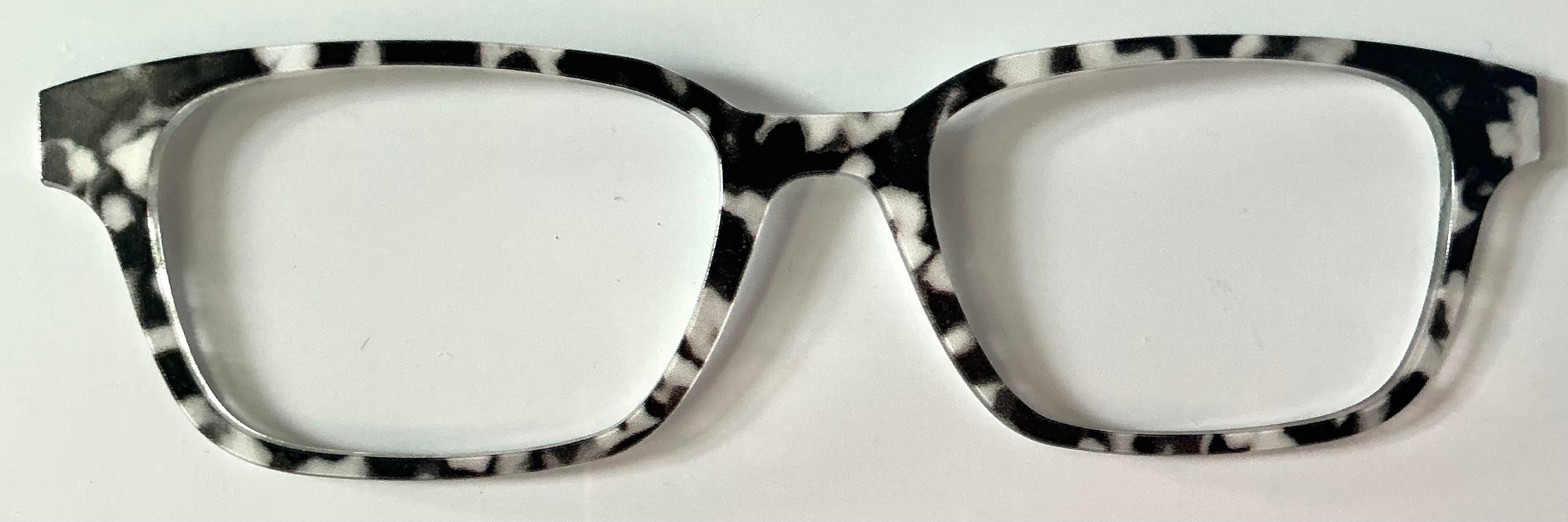 PAIR Finley Topper; black and gray leopard fur