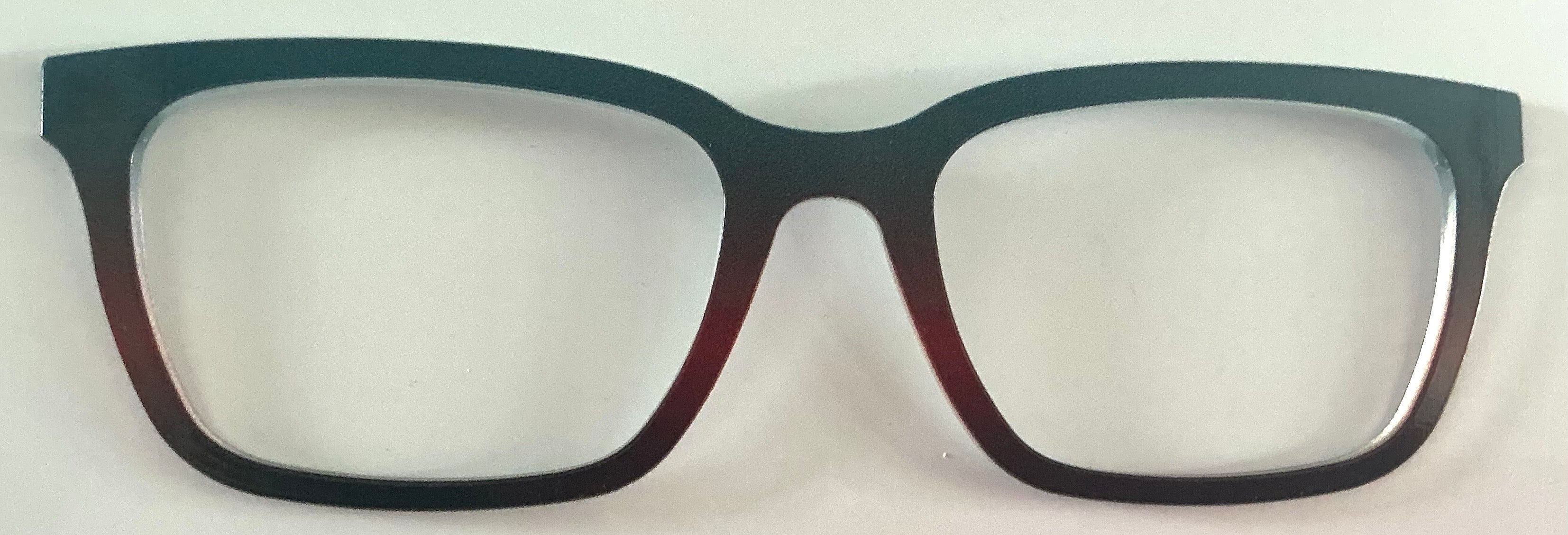 PAIR Larkin Topper; teal to espresso gradient