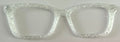 Larkin Topper; clear glitter