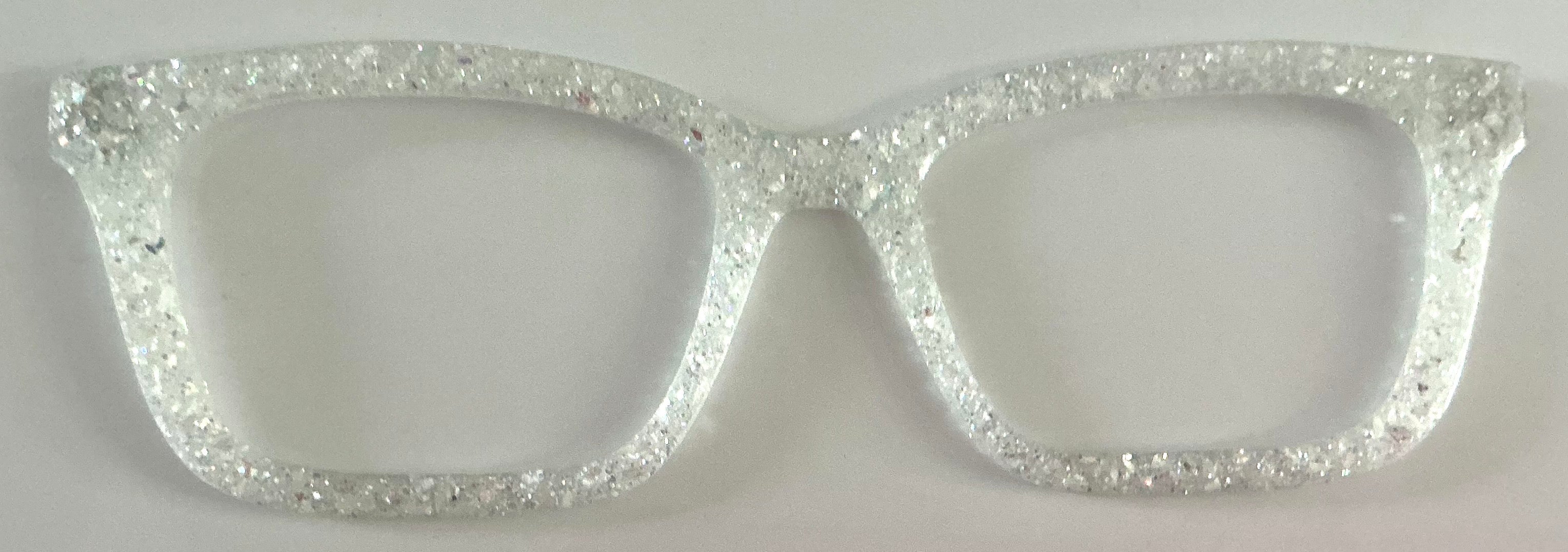Larkin Topper; clear glitter