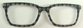 Larkin Topper; black and white houndstooth plaid