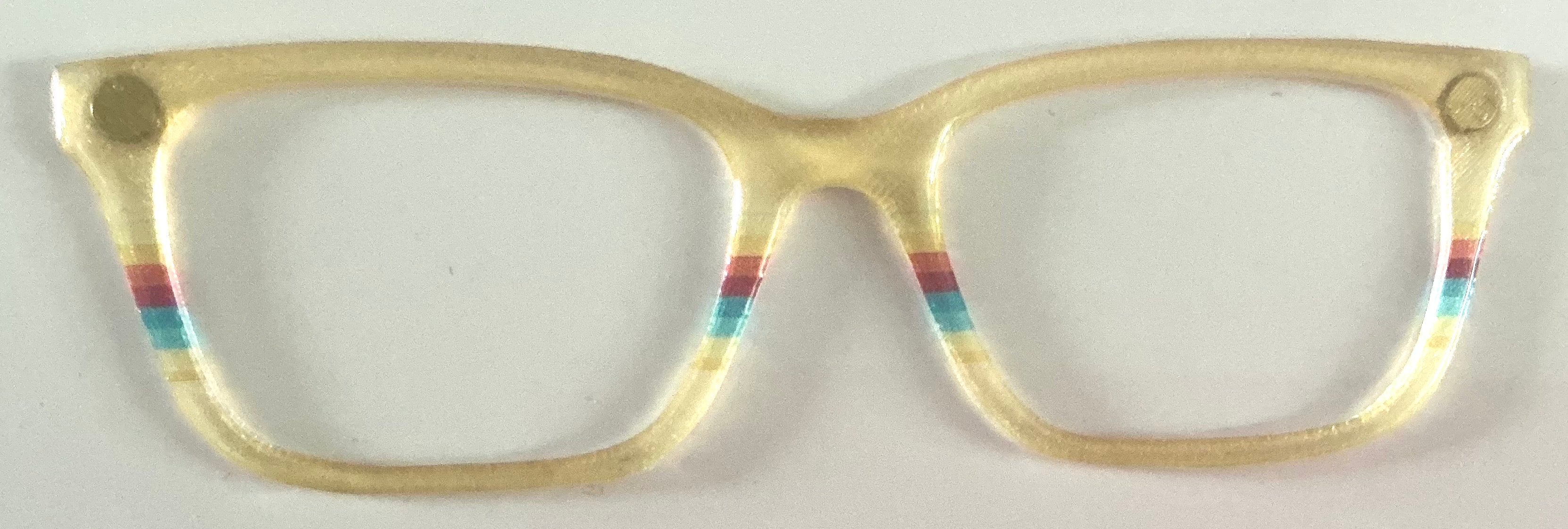 Larkin Topper; striped semi-translucent yellow