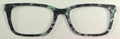 Larkin Topper; metal; aqua and pink smoke on black