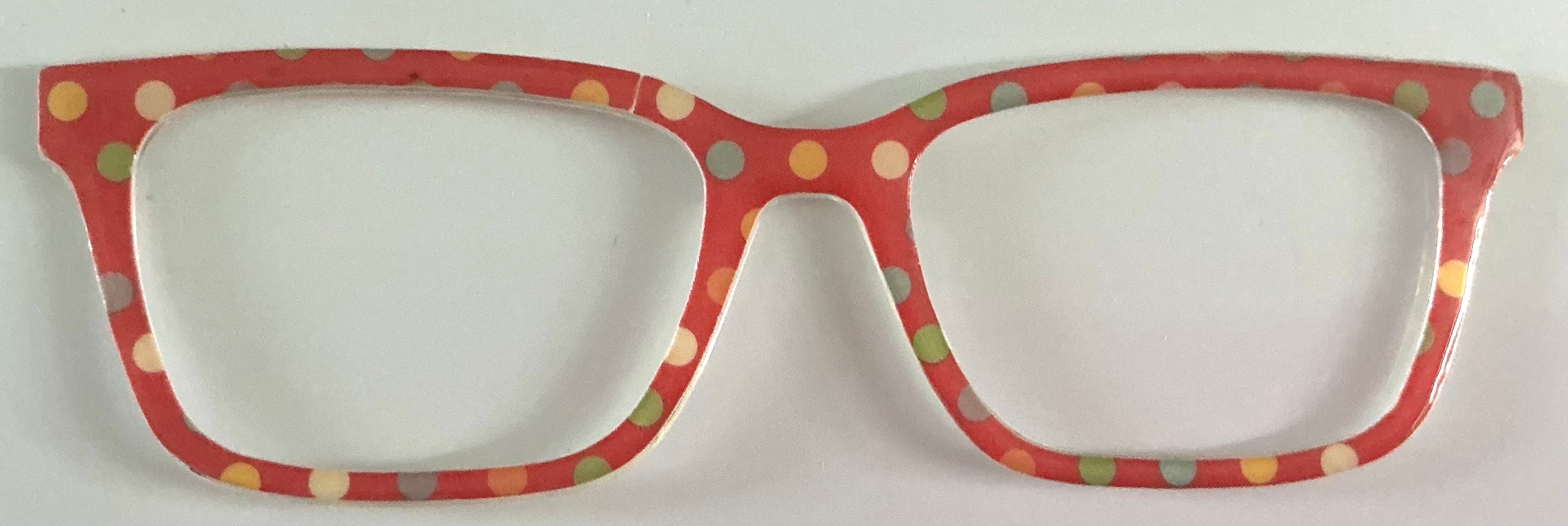 Larkin Topper; polka dots on red; OOPS