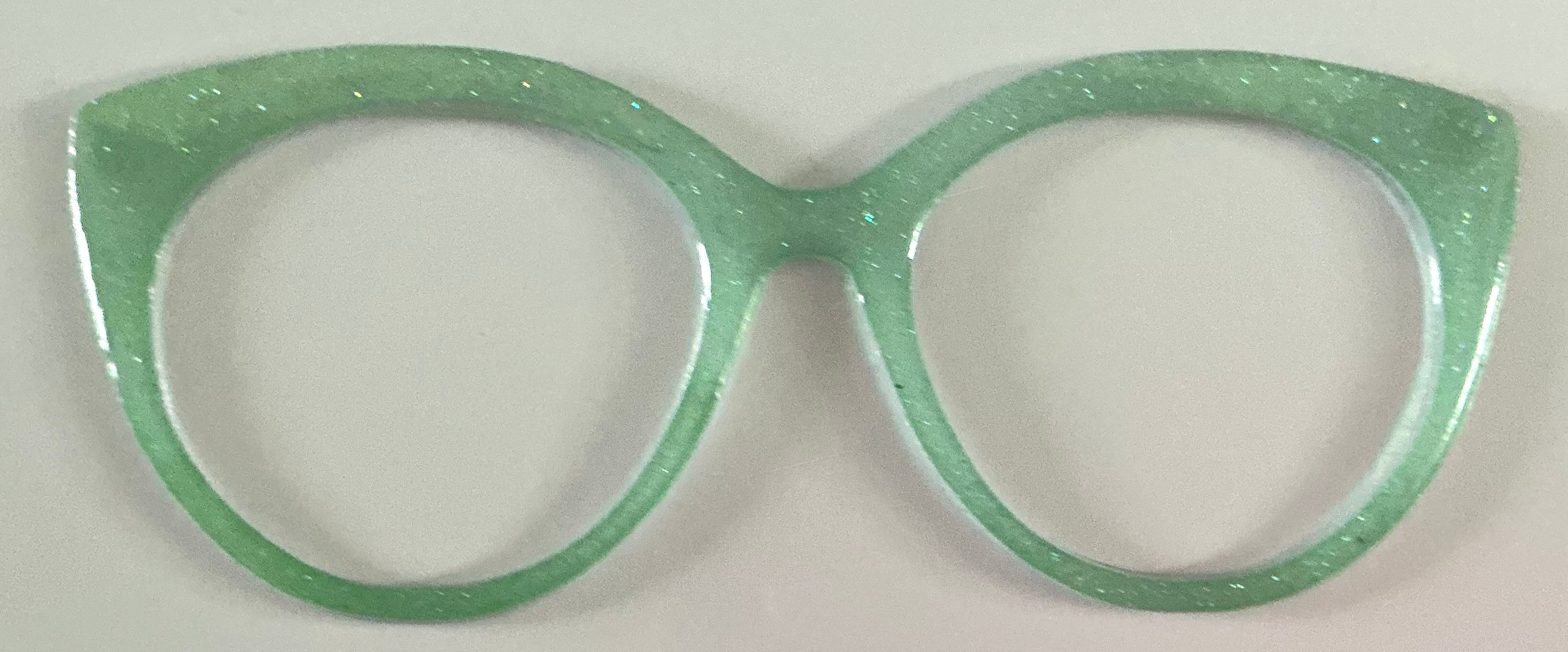Zuri Topper; pale green shimmer