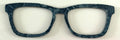 Casper Topper; Laser Nonna; textured; denim swirls