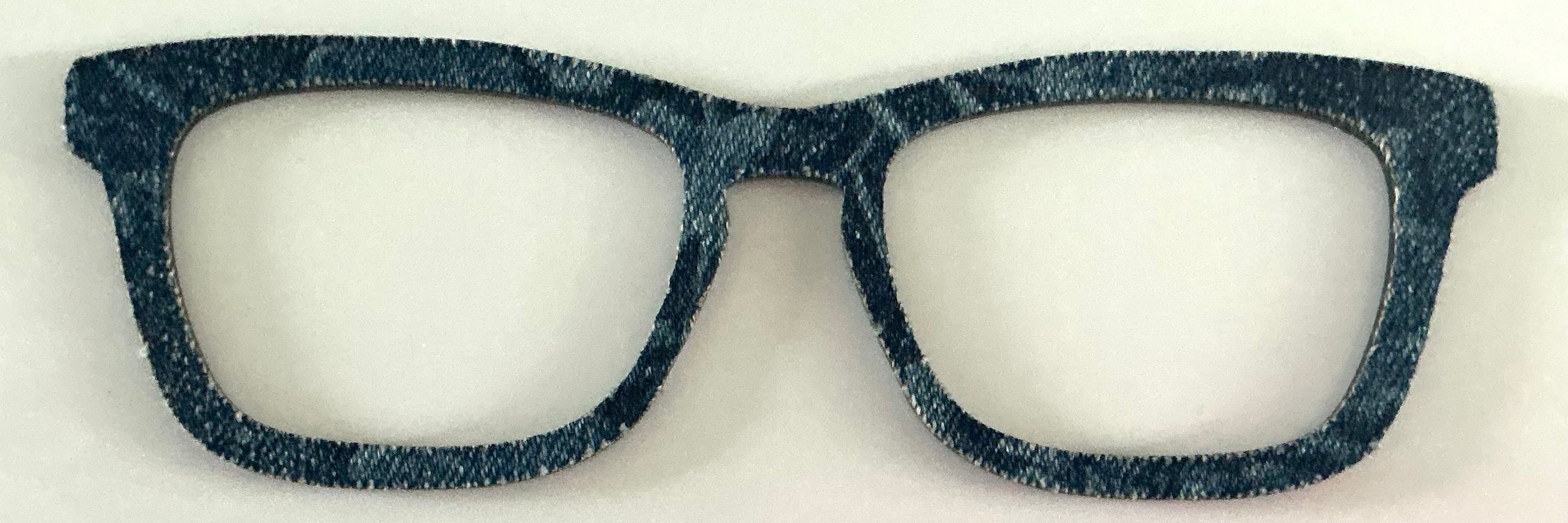 Casper Topper; Laser Nonna; textured; denim swirls