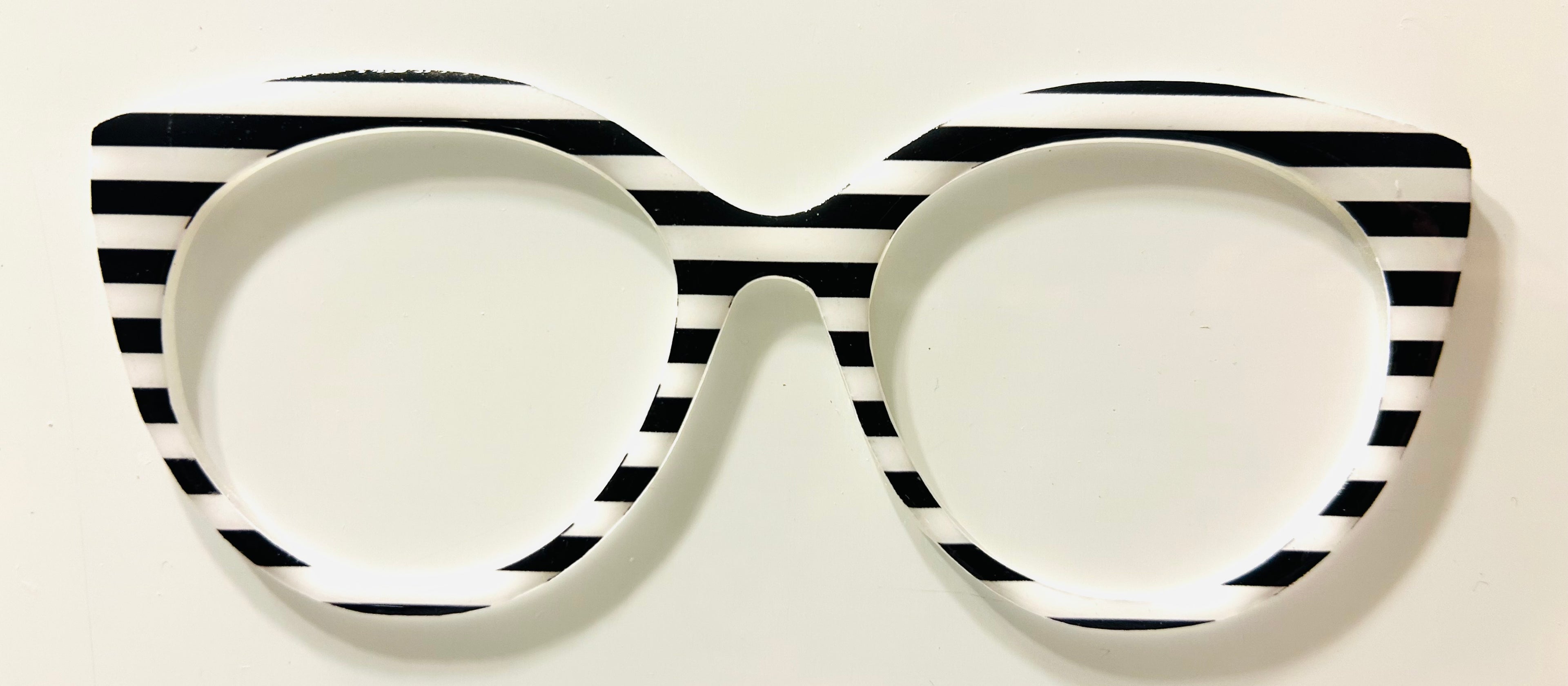Zuri Topper; black and white stripes