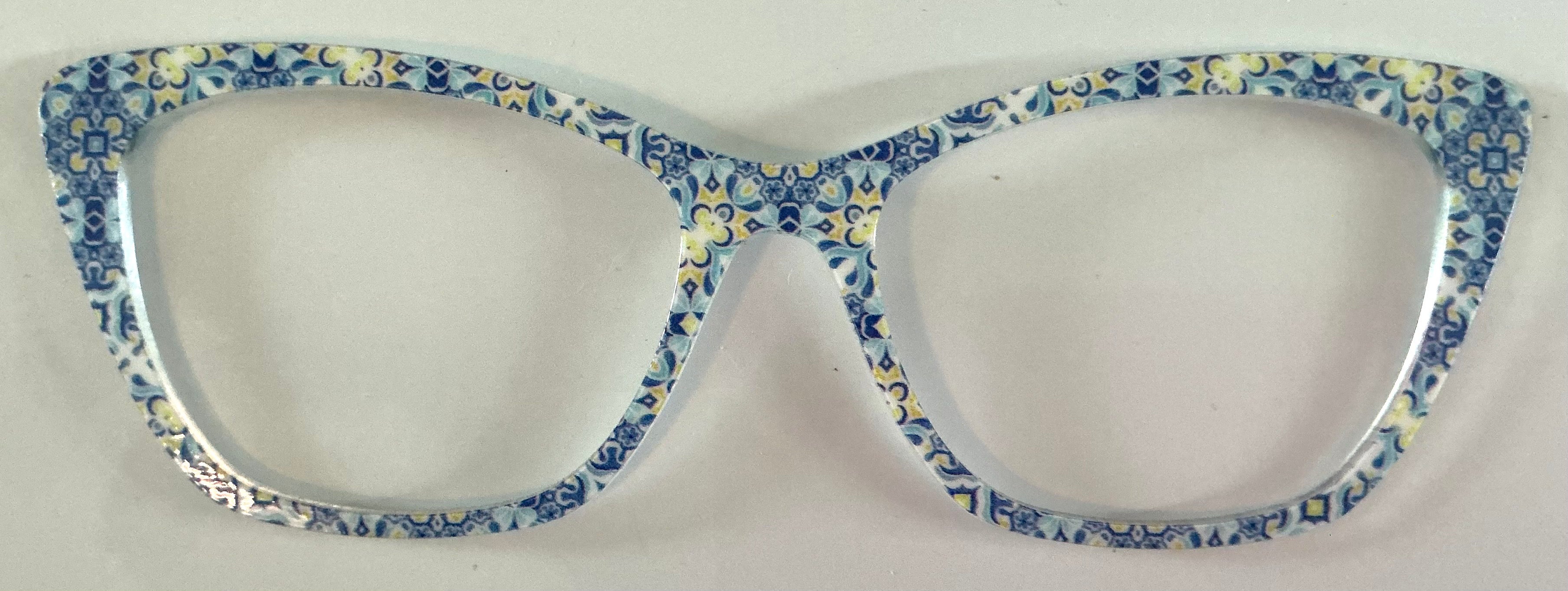 PAIR Wanda Topper; blue tile design