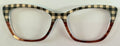 PAIR Wanda Topper; plaid/wood split