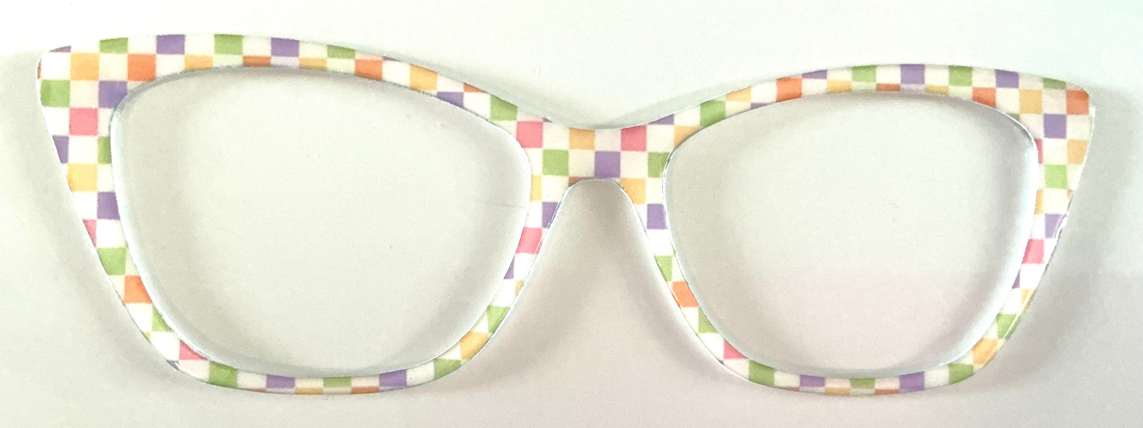 Wanda Topper; pastel squares