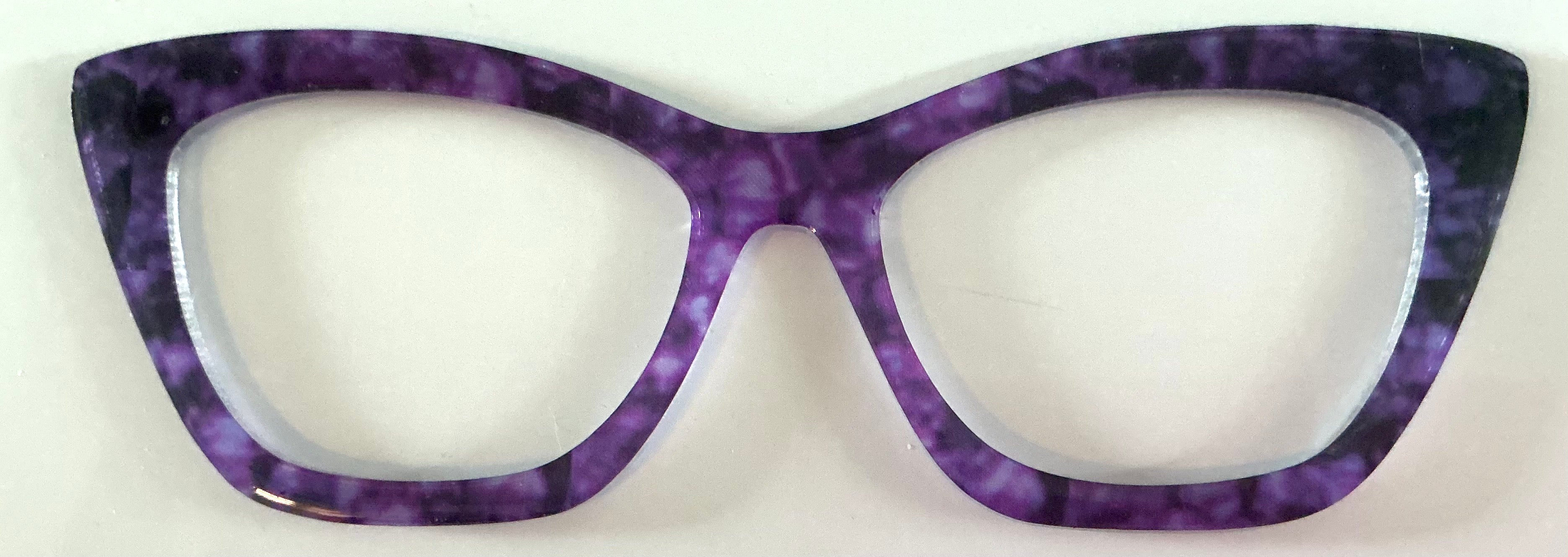 Wanda Topper; purple and black