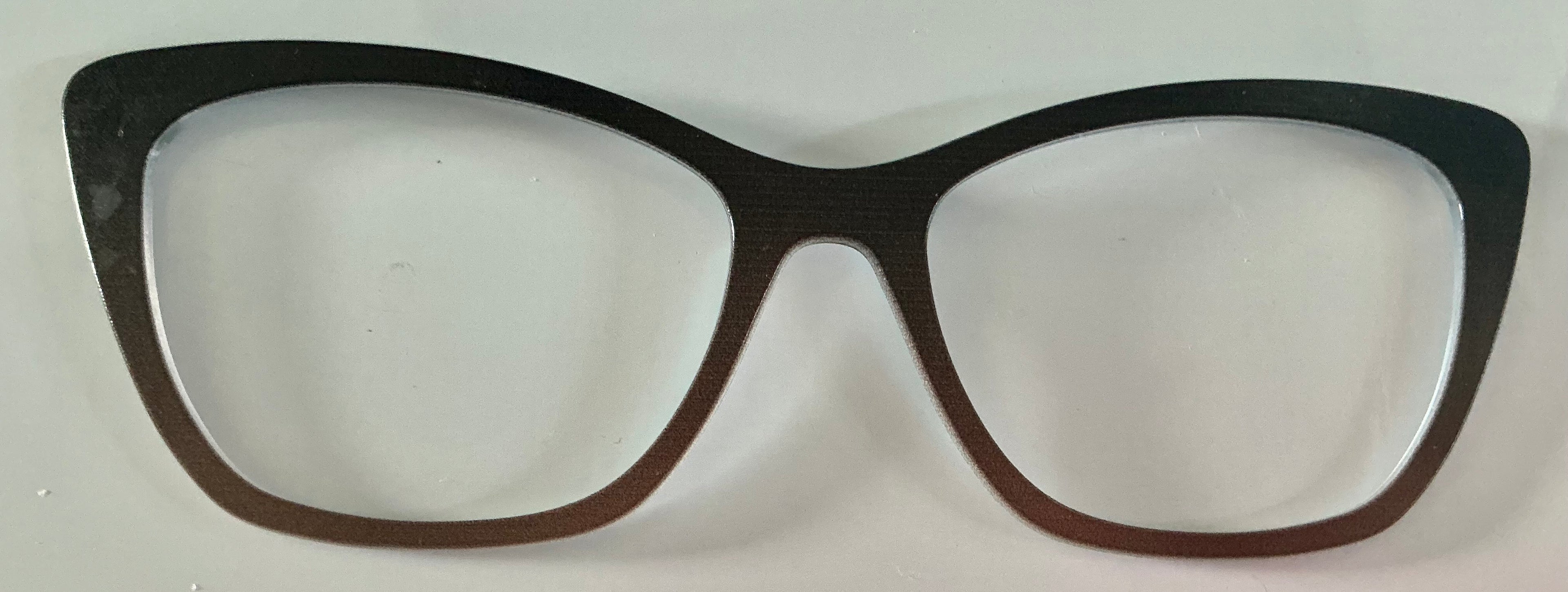 Wanda Topper; black to brown gradient