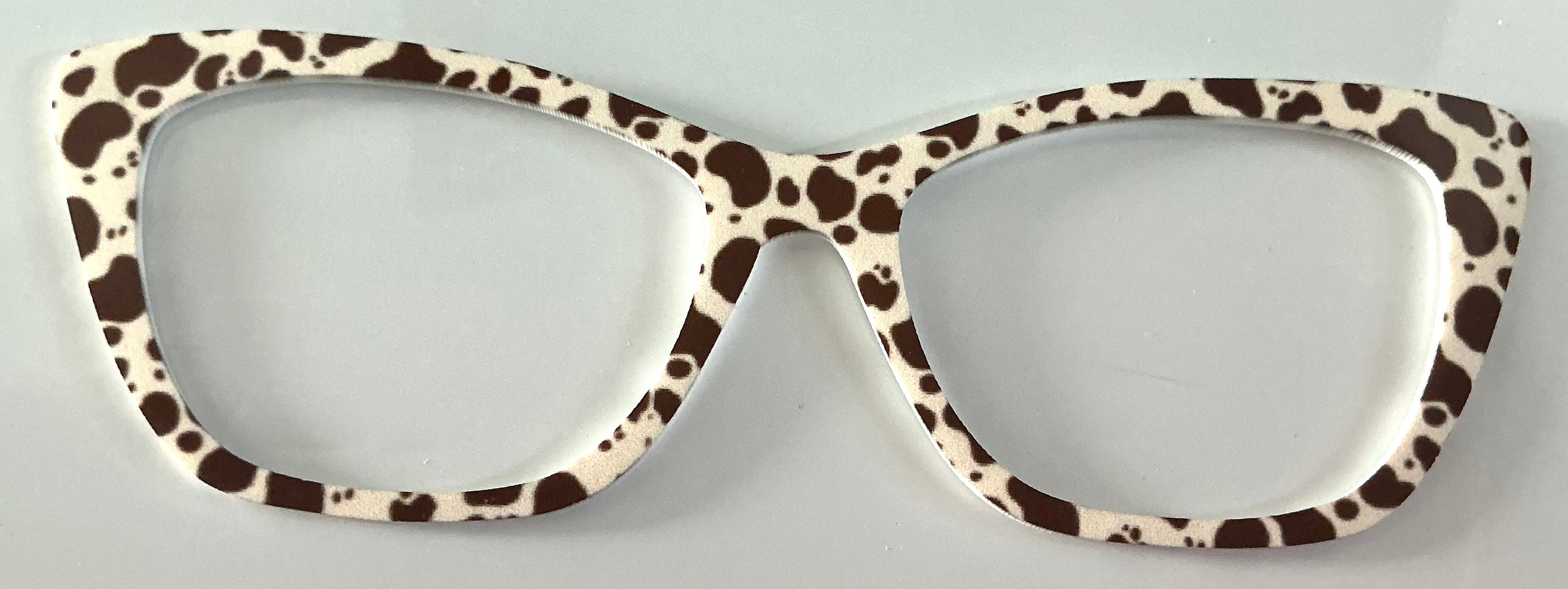 Wanda Topper; cow print