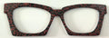 Wanda Case Topper; black with red squiggles