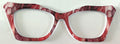 Wanda Cleo Topper; red toned design