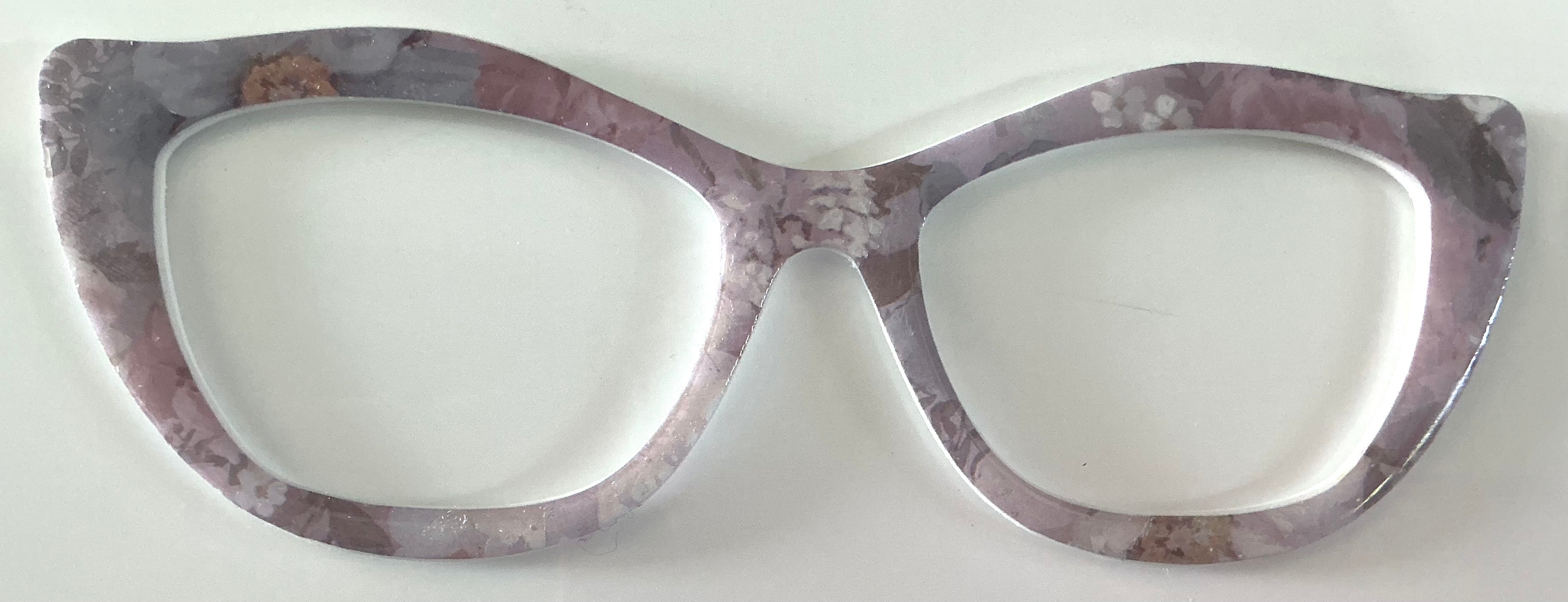 Wanda Topper; Creator; lavender and pale blue floral