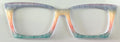 Wanda Hybrid Topper; multicolored pastel fade