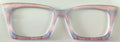 Wanda Case Topper; light pink/purple/peach fade