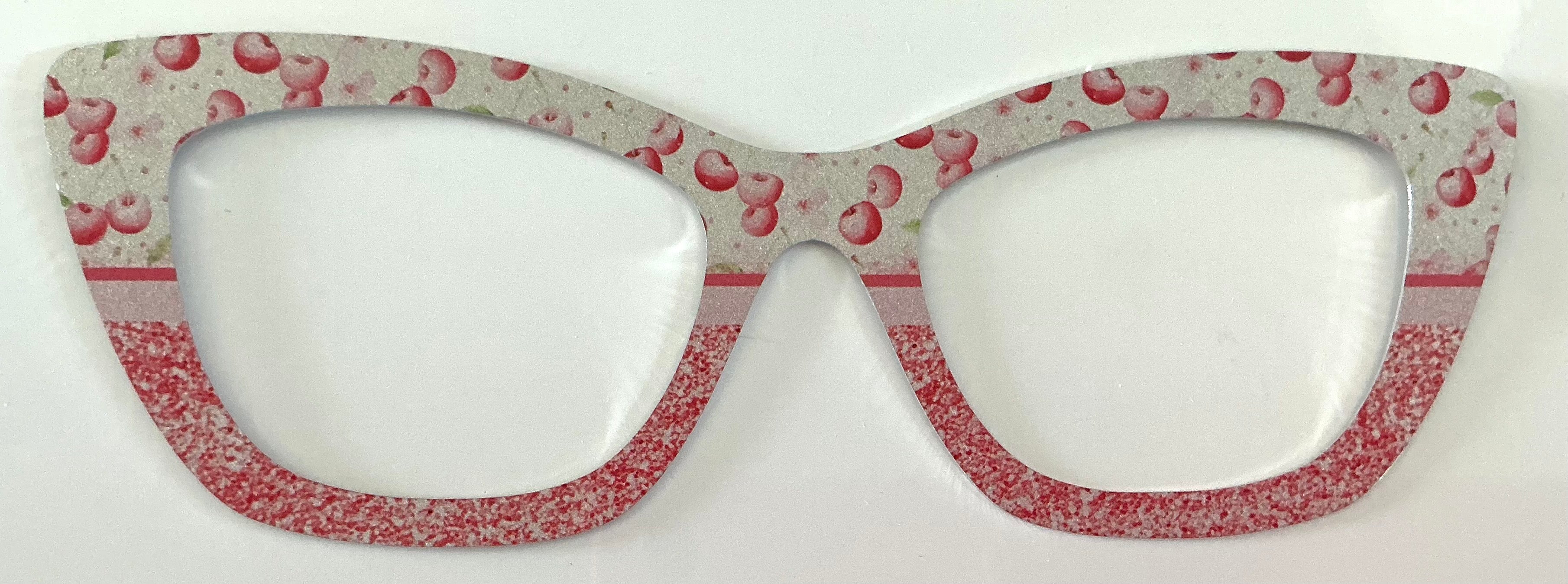 Wanda Topper; metal; thick; apple with red glitter split