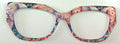 Wanda hybrid Topper; pink and blue floral shine