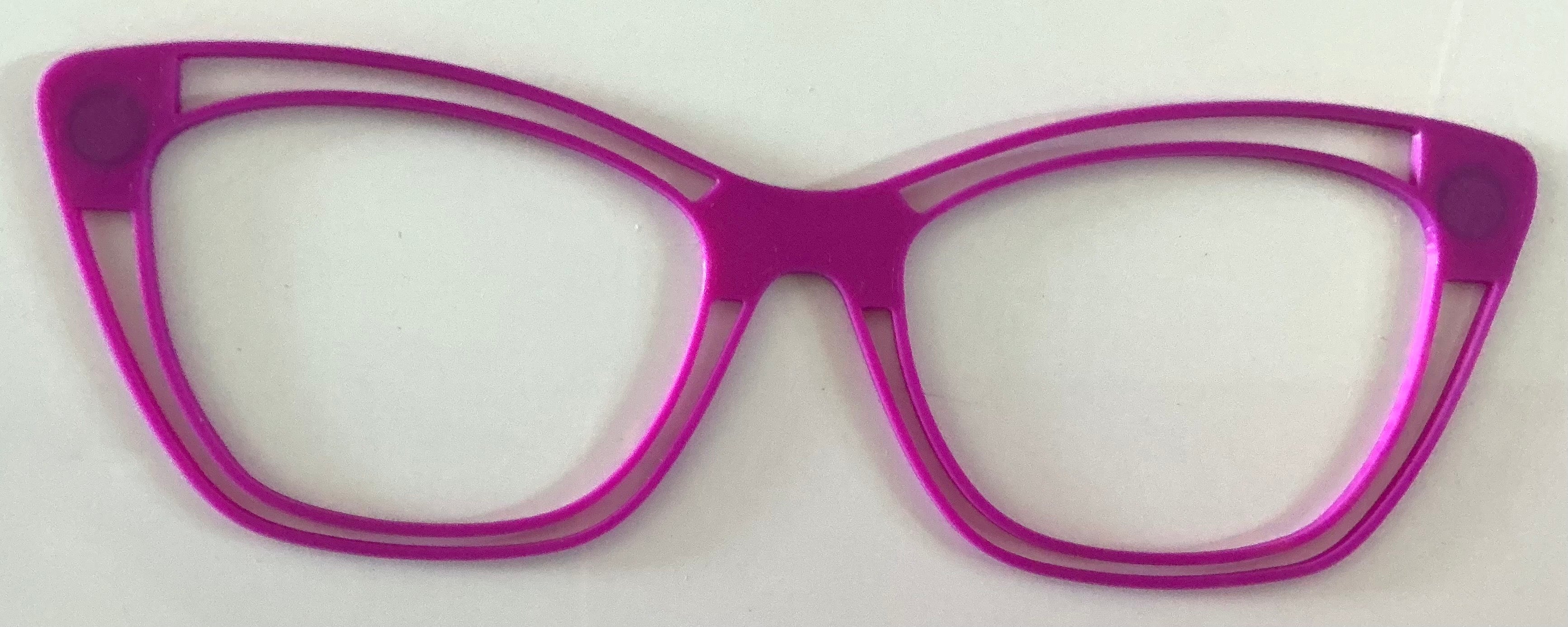 Wanda Topper; contour blank; hot pink