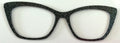 Wanda Topper; black glitter