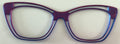 Wanda Topper; contour blank; purple