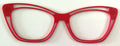 Wanda Topper; contour blank; red