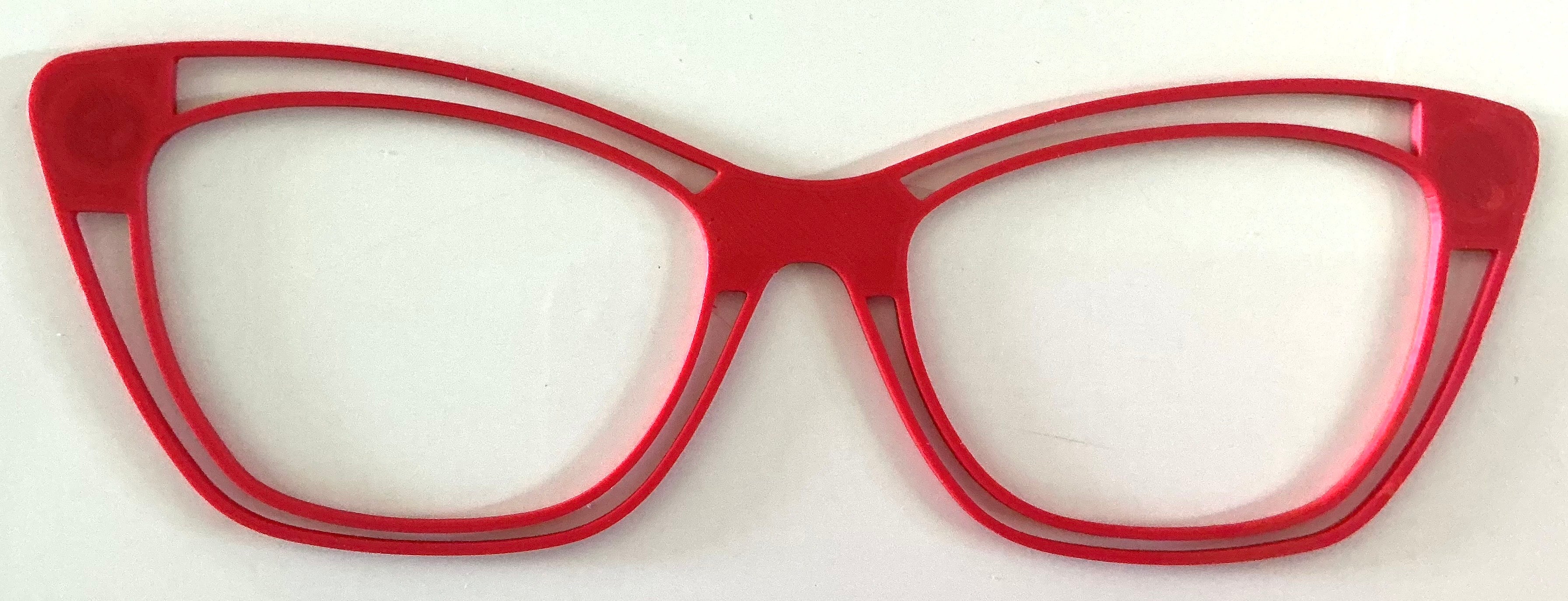 Wanda Topper; contour blank; red