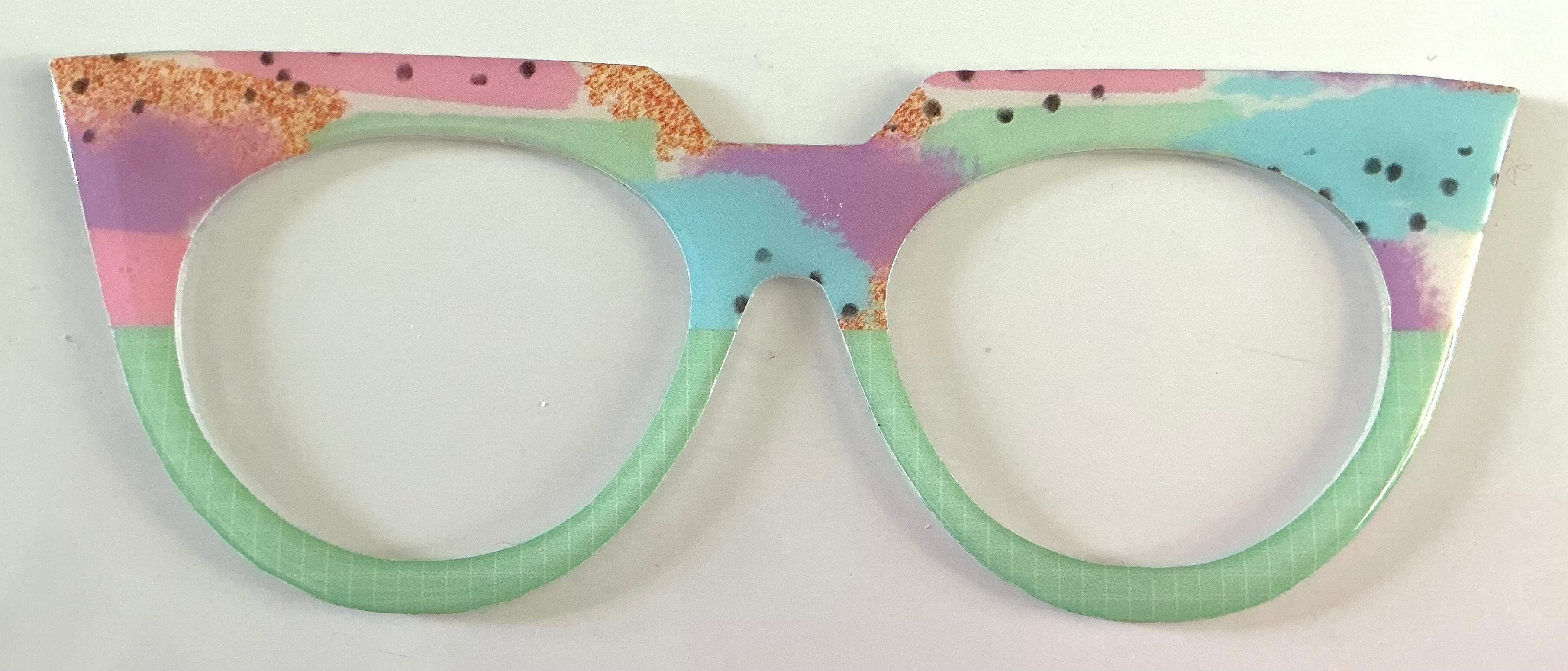 Zuri Topper;hybrid; pastel design/light green split