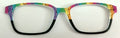 PAIR Finley Topper; neon rabbits/black split