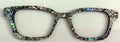 Finley Topper; Laser Nonna; black and silver rose shine