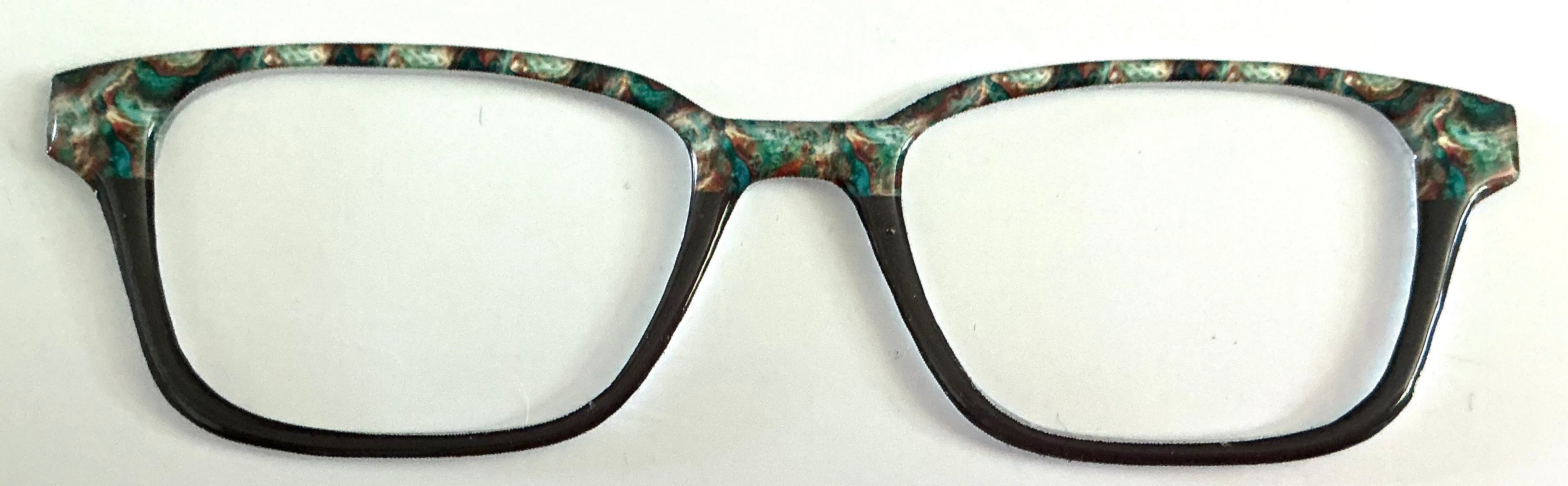 Finley Topper; green swirls/green split