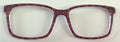 PAIR Kirby Topper; burgundy geometric design