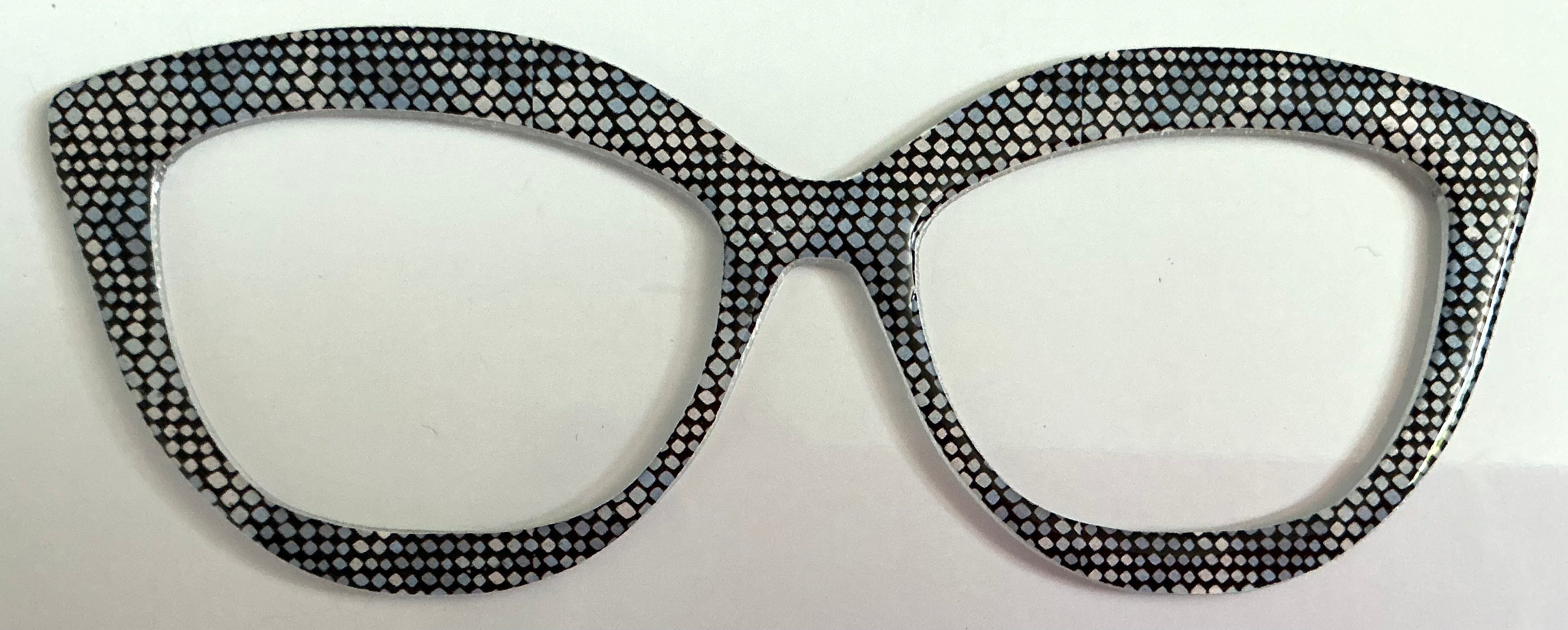 Wan-Zuri Topper; black holographic dots