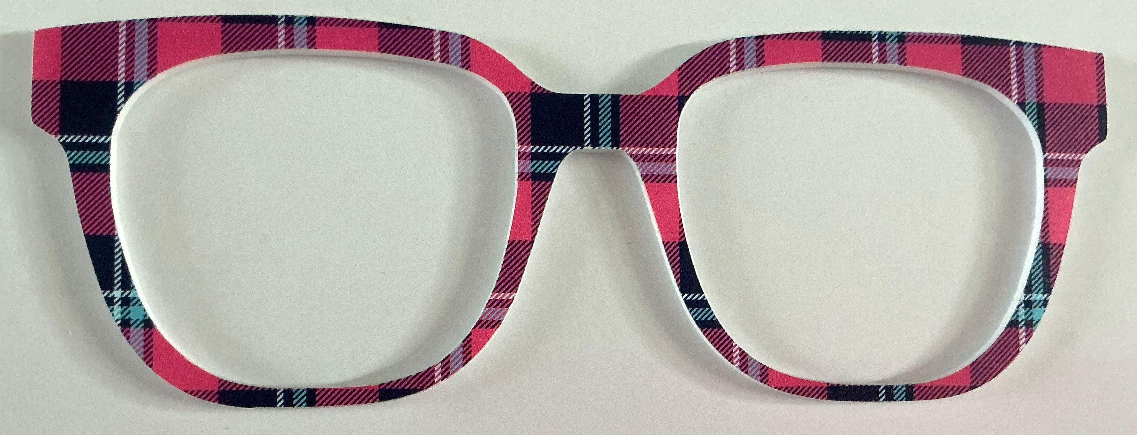 Murphy Topper; Kiki’s Crafty Designs; magenta and navy plaid