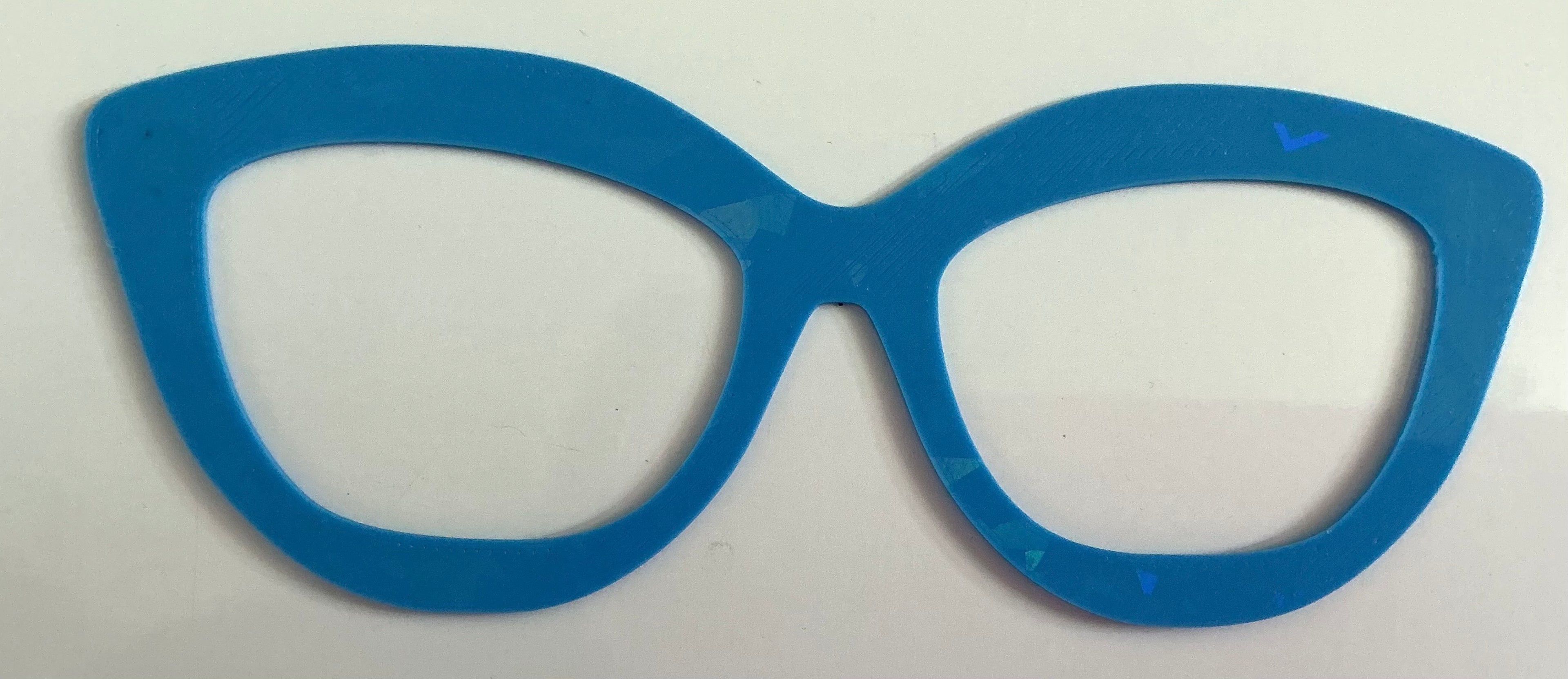Wanda Topper; stacker; bright blue
